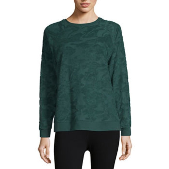 Xersion Camo French Terry Sweatshirt - Picture 1 of 6